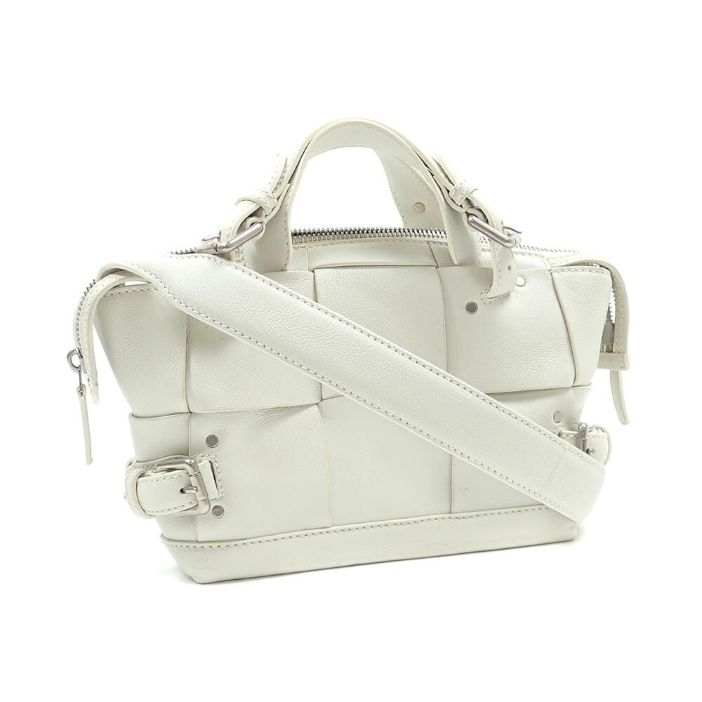 Bottega Veneta ARCO TOOL Handbag for Women, White Leather Shoulder Bag